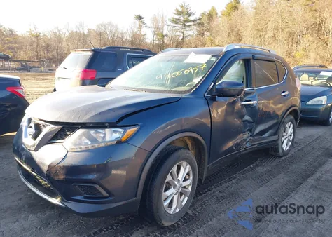 2016 Nissan Rogue Sv from USA, damaged, VIN JN8AT2MV8GW153055